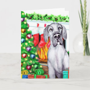 Cartão De Festividades Great Dane StockBlue UC
