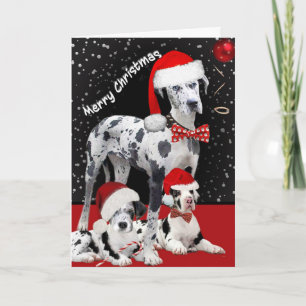 Cartão De Festividades Great Dane Time For Fun