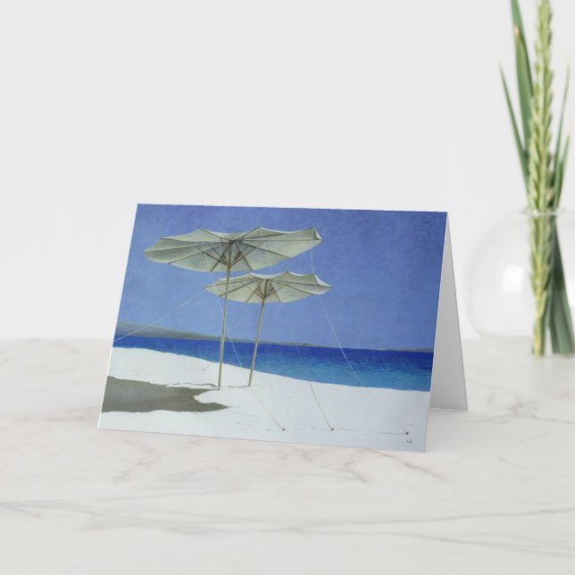 Cartão De Festividades Grécia dos Umbrellas 1995 (Frente)