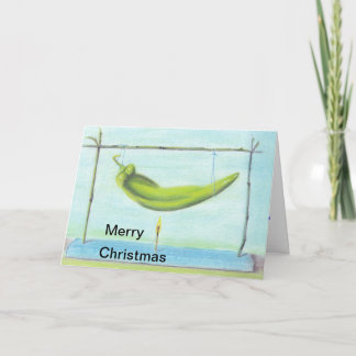Cartão De Festividades Green Chile Christmas Card