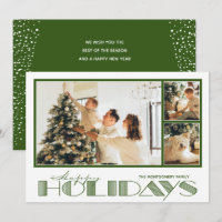 Green Multiple Photo Happy