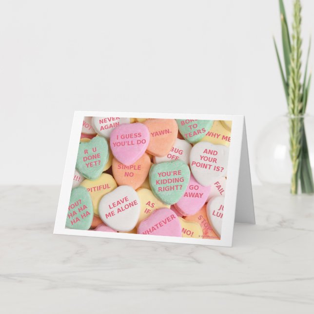 Cartão De Festividades Green Weenii "Bitter Sweets" Greeting Card (Frente)