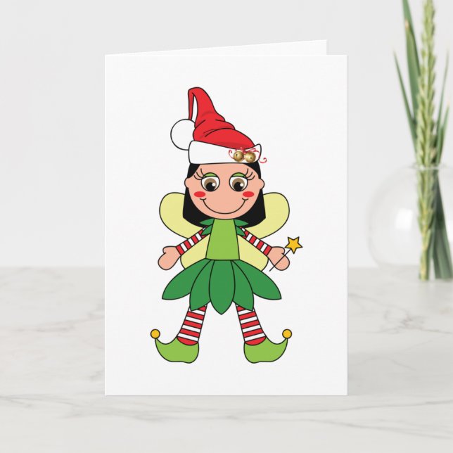 CARTÃO DE FESTIVIDADES GREETING CARD CHRISTMAS FAIRY (Frente)
