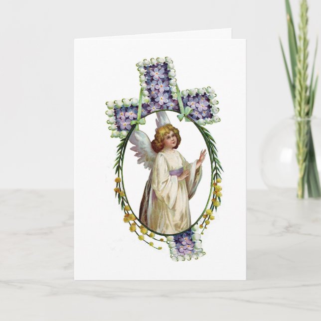 Cartão De Festividades Greeting Card: Easter Morn (Frente)