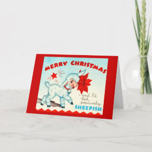 Cartão De Festividades Greeting Card-Holiday Art-Vintage Christmas 15