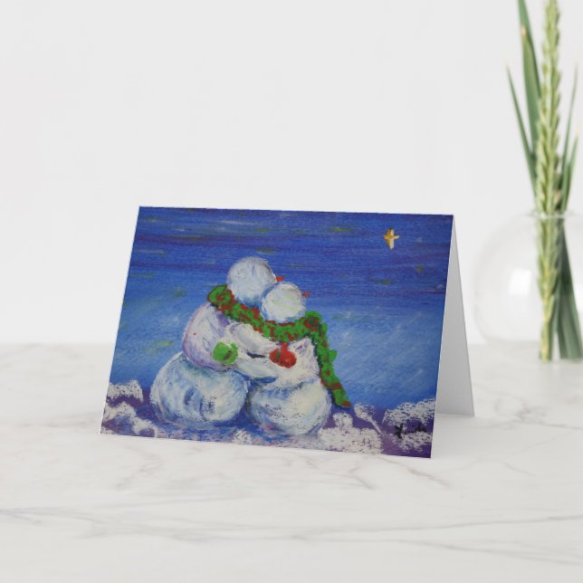 Cartão De Festividades Greeting Card, Standard white envelopes included (Frente)