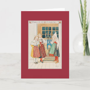 Cartão De Festividades Greeting Card - Swedish Christmas