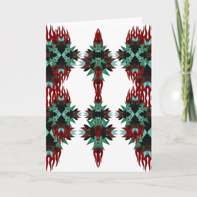 CARTÃO DE FESTIVIDADES GREETINGAS PSIQUEDÉLICAS (Frente)