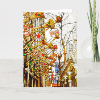 Cartão De Festividades Greetings from Chicago