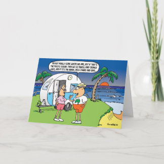 Cartão De Festividades Grey nomads Christmas card