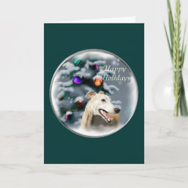 Cartão De Festividades Greyhound Christmas Gifts