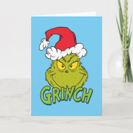 Cartão De Festividades Grinch Clássico | Bonzinho ou Malvado