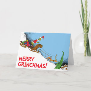 Cartão De Festividades Grinch Clássico Grinch e o Renas Max