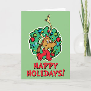 Cartão De Festividades Grinch Máximo Grinalda de Natal