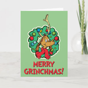 Cartão De Festividades Grinch Máximo Grinalda de Natal