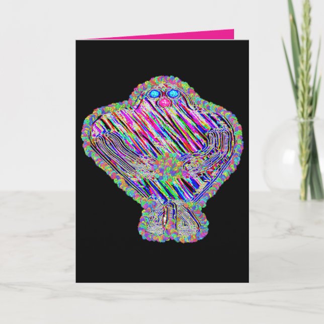 Cartão De Festividades Grogger, o Golem (Frente)