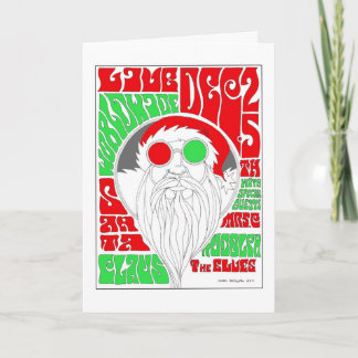 Cartão De Festividades Groovy Santa