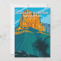 Guadalupe Mountain National Park Texas Vintage