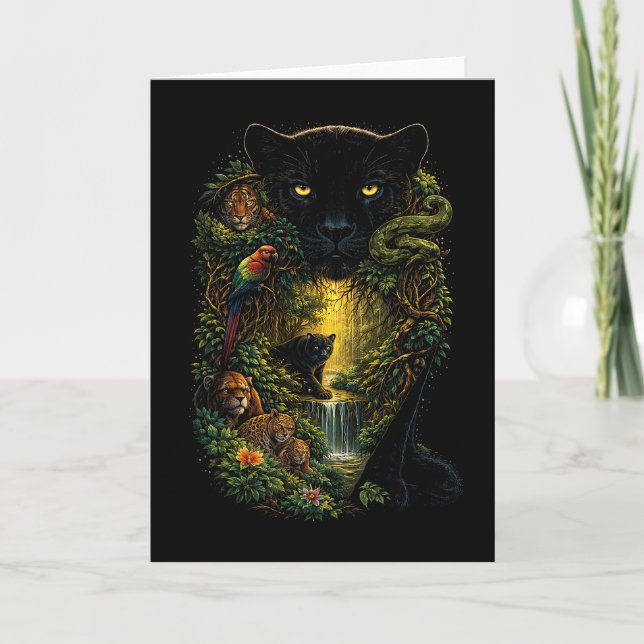 Cartão De Festividades Guardians of the Wild (Frente)