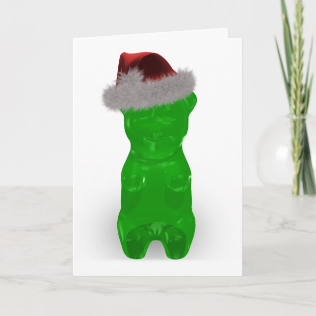 Cartão De Festividades Gummy Christmas (Frente)
