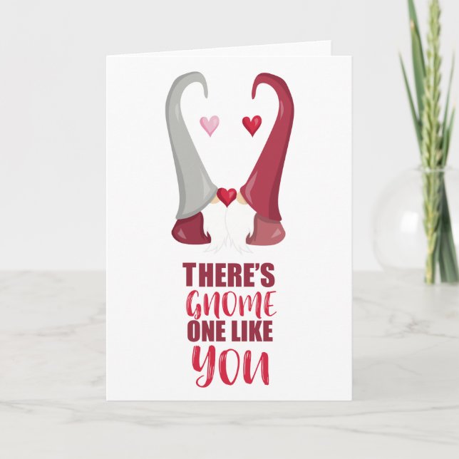 Cartão De Festividades Há o Gnome como você (Frente)