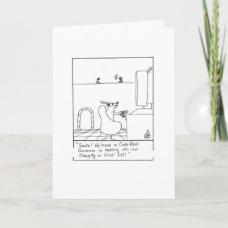 Cartão De Festividades Hacker de Natal