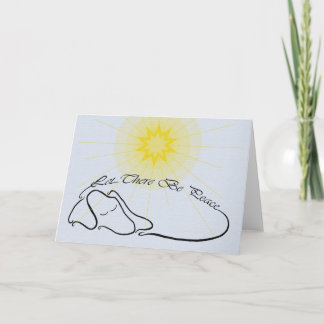 Cartão De Festividades Haja Paz