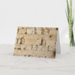 Cartão De Festividades HaKotel (The Western Wall) On Front<br><div class="desc">The Yehudis L Store has created hundreds of Jewish products and is constantly expanding.  Tell your friends and send them our link:  http://www.zazzle.com/YehudisL*</div>