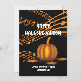Cartão De Festividades HALLELUJAHEEN | Cristão | Halloween
