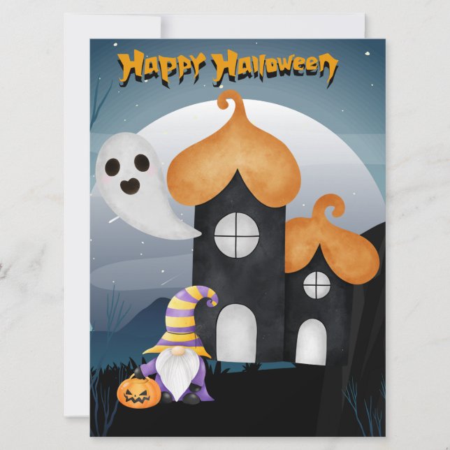 CARTÃO DE FESTIVIDADES HALLOWEEN (Frente)