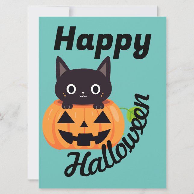 CARTÃO DE FESTIVIDADES HALLOWEEN (Frente)