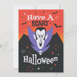 CARTÃO DE FESTIVIDADES HALLOWEEN VAMPIRE