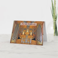 Hamburg organ Christmas card