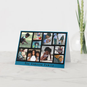 Cartão De Festividades HAMbWG - Colagem de fotos com Feriado de Enquadram