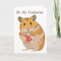 Hamster bonito que guardara um coração