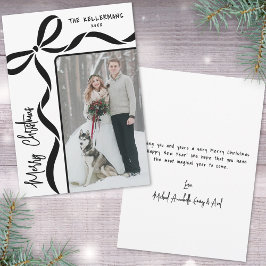 Cartão De Festividades Hand Drawn Whimsical Merry Christmas