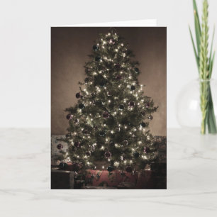 Cartão De Festividades Hand Painted Christmas