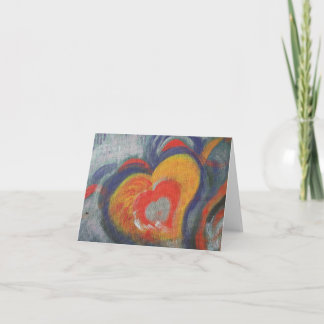 Cartão De Festividades Hand Painted Note Card - Fill Your Heart With Awe