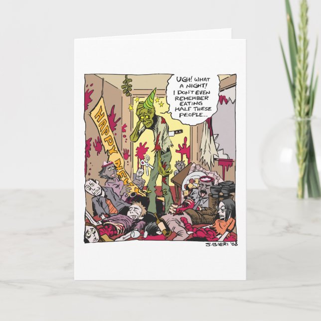 Cartão De Festividades Hangover (Frente)