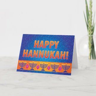 Cartão De Festividades Hannukah Greeting Card
