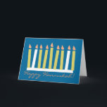 Cartão De Festividades Hannukah Greeting Card<br><div class="desc">Happy Hannukah Greeting Card can be customized and personalized with your very own special message.</div>