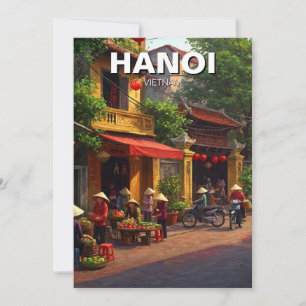 Cartão De Festividades Hanoi Vietnam Viagem