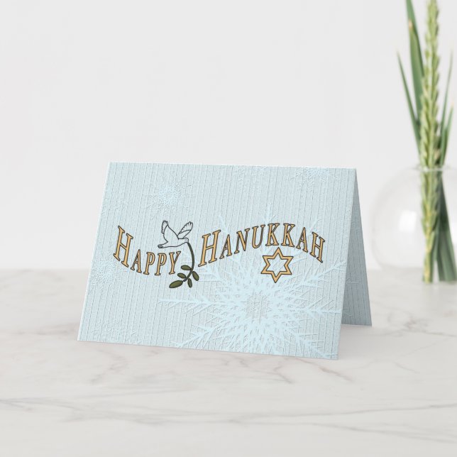 Cartão De Festividades Hanukkah Card - Adicionar as próprias palavras den (Frente)