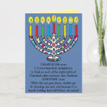 Cartão De Festividades Hanukkah Chanukiah Funny Menorah<br><div class="desc">Hanukkah/Chanukah, Engraçado Hanukiah/Cartão de Cartões de natal Chanukiah. Aproveite o meu mais novo cartão de saudação "definir". Este cartão de feriado humorístico "Hanukiah" é justo para todos os seus amigos e família este ano. Como sempre, os elementos design podem ser editados: movido, redimensionado, girado, etc.As cores de fundo podem ser...</div>