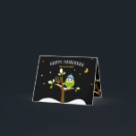 Cartão De Festividades Hanukkah Cute Owl & Menorah acendem a noite<br><div class="desc">Esta linda e colorida coruja de Hanukkah e Menorah em uma árvore de neve é totalmente divertida! Compartilhe seus melhores desejos e encantamento Família e Amigos com cartões Chanukkah personalizados! Acenda as noites. Projetado para fazer todos sorrir nesta temporada de férias. Todo o texto pode ser facilmente alterado ou excluído....</div>