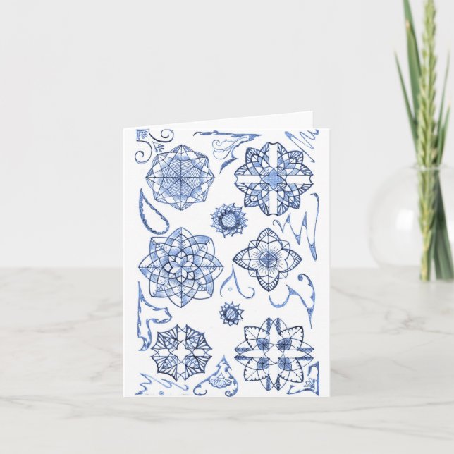 Cartão De Festividades Hanukkah feliz! (Frente)