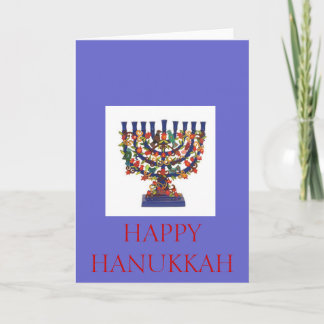 CARTÃO DE FESTIVIDADES HANUKKAH FELIZ