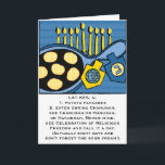 Cartão De Festividades Hanukkah Greeting Card "Potato Pancakes"<br><div class="desc">Latkes/Potato Pancakes Hanukkah Greeting Card Personalize by deleting text and replacing with your own message. Choose your favorite font size, color, and style. Thanks for stopping and shopping by. Much appreciated. Happy Hanukkah/Chanukah/Hanukah :) Size: Standard (5" x 7") Birthdays or holidays, good days or hard days, Zazzle’s customized greeting cards...</div>