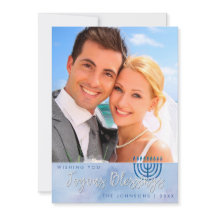 Hanukkah Joyous Beneficia Azul De Aquarela