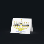 Cartão De Festividades Hanukkah Penguins<br><div class="desc">Who said Christmas owned penguins? Surprise your friends and family this year with these adorably fun penguins! Each one has their own present with them for each night!</div>